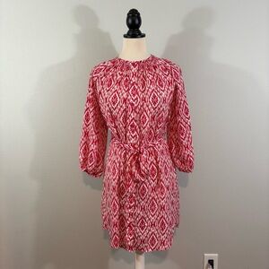 Anthropologie Maeve Belted Shirt Dress sz XS